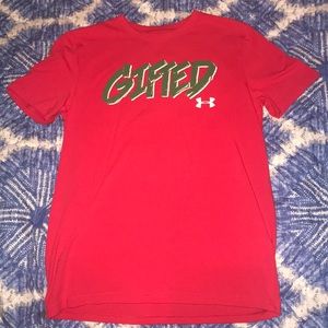 Boys Under Armour graphic tee